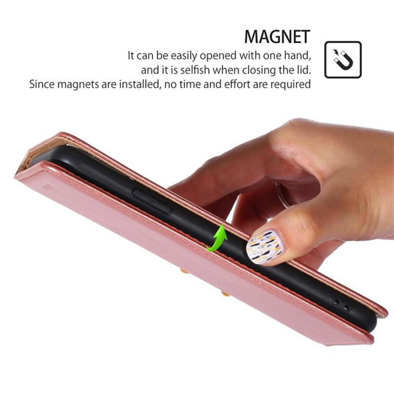 For Honor Magic6 Pro 5G Case Wallet PU Leather Phone Cover Magnetic Closing