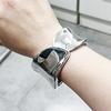 Minority Design Cuff Bangles Metal Irregular Wide Open Bangle Cute   Decoration
