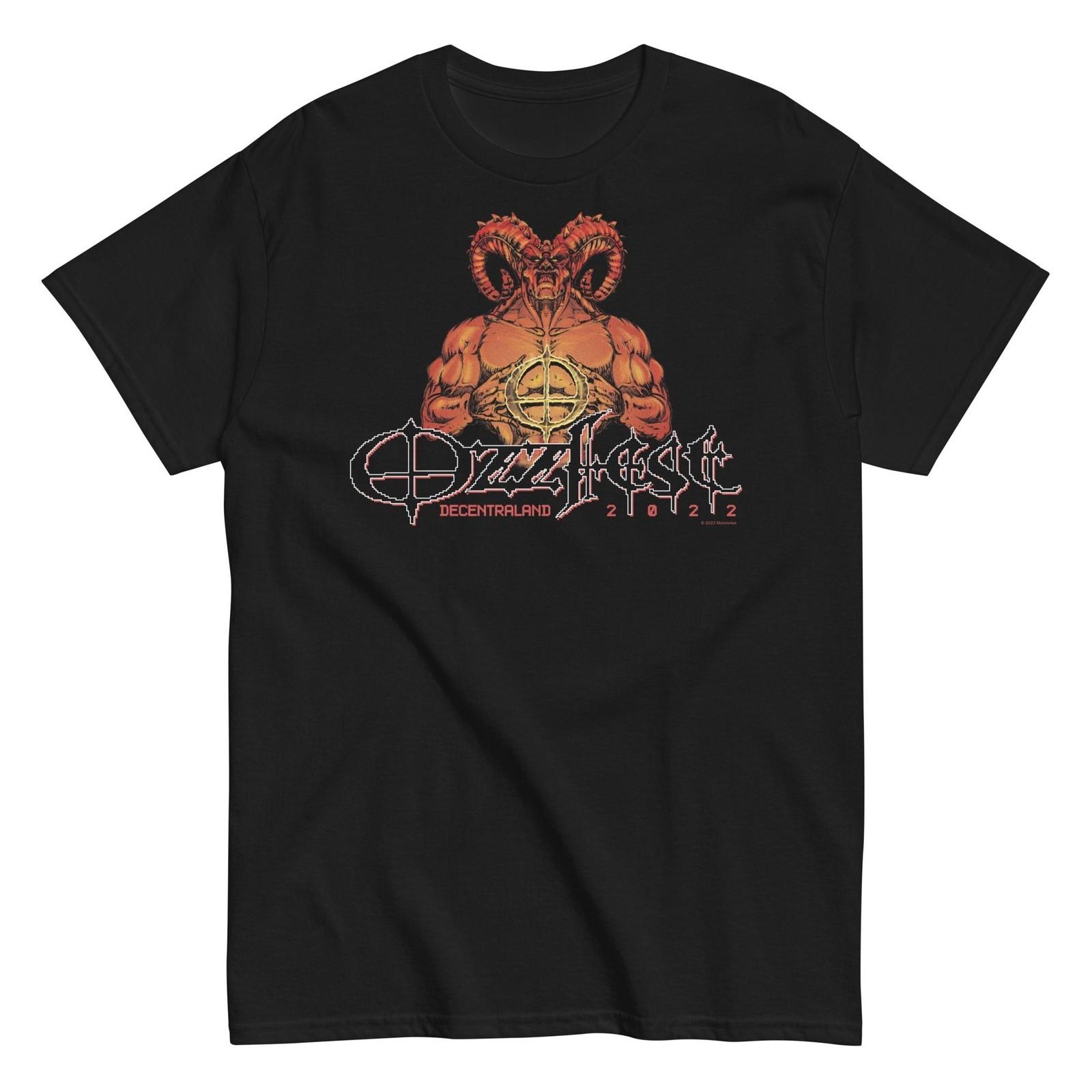 MerchMoment Ozzy Osbourne Ozzfest T-Shirt T-Shirt Black New XXXXL