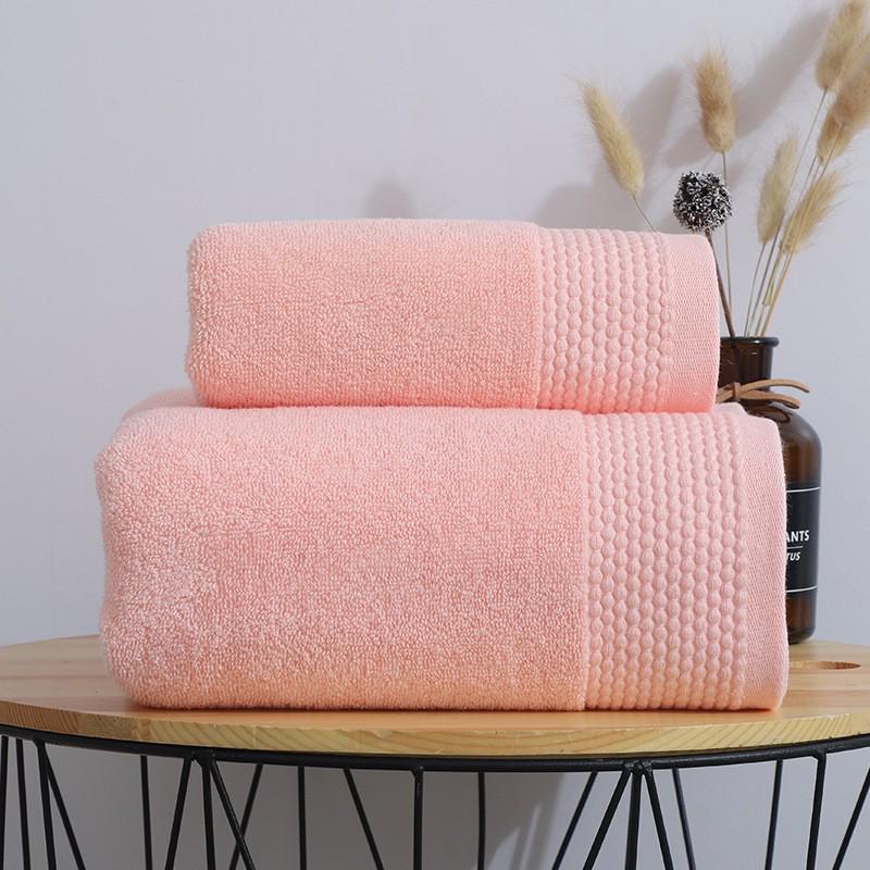 Premium 100% Cotton Towel Set: Soft, Thick Face, Bath, and Wash Towel Collection