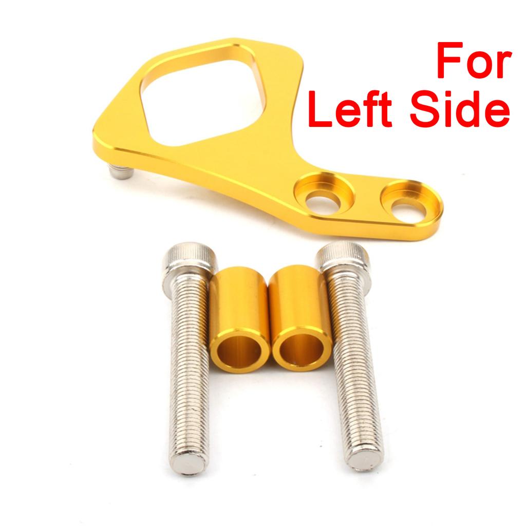 Ignition Key Relocation Bracket Gold For Tr Bonneville Scrambler T100 01-15