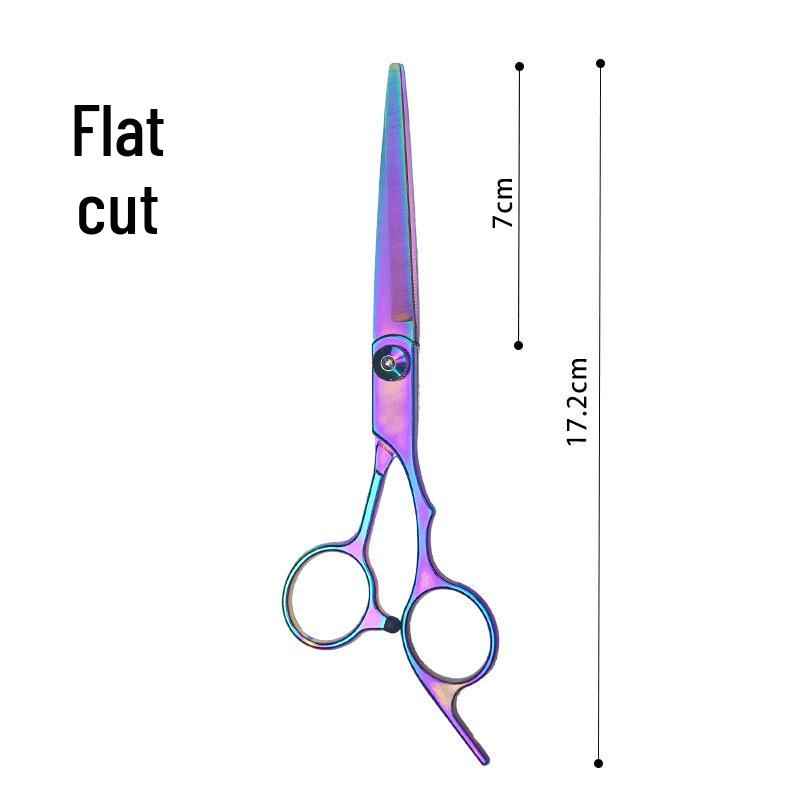 Professional Hairdressing Scissors Set: Hair Cutting, Thinning, Texturizing, and Self-Cut Bangs Tools.