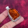 Baltic Amber Pendant, 925 Solid Sterling Silver Gemstone Jewelry, Handmade Pendant For Mother Day