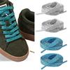 Replaceable Flat Polyester Shoelaces 110cm Long Colorful Shoe Laces For Men Women Sneakers Boot Athletic Footwear