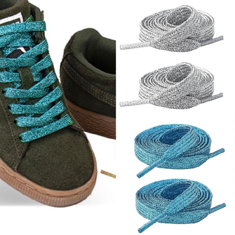 Replaceable Flat Polyester Shoelaces 110cm Long Colorful Shoe Laces For Men Women Sneakers Boot Athletic Footwear