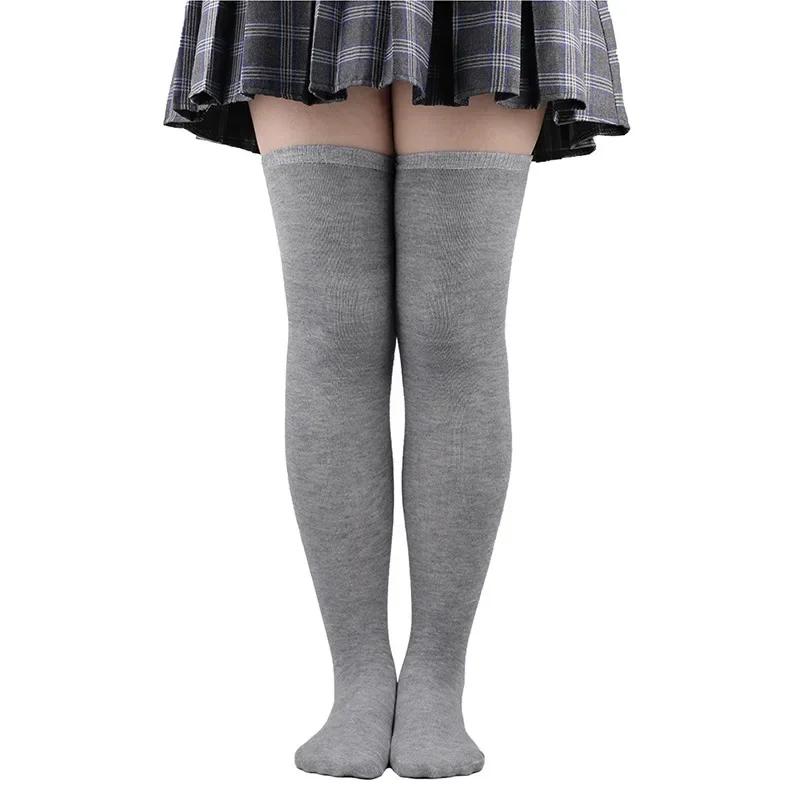 Ladies Girls Long Tube Socks Black White Striped Long Socks Women Sexy Over Knee Thigh High Socks Over The Knee Stockings