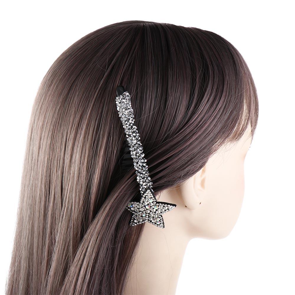 Teeth Invisible Extra Hair Holder Pentagram Star Broken Hair Comb Sweet Extra Hair Holder  Children