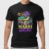 Mardi Gras Alligator Shirt Funny Carnival Gator Beads Party T-Shirt Unisex Gift