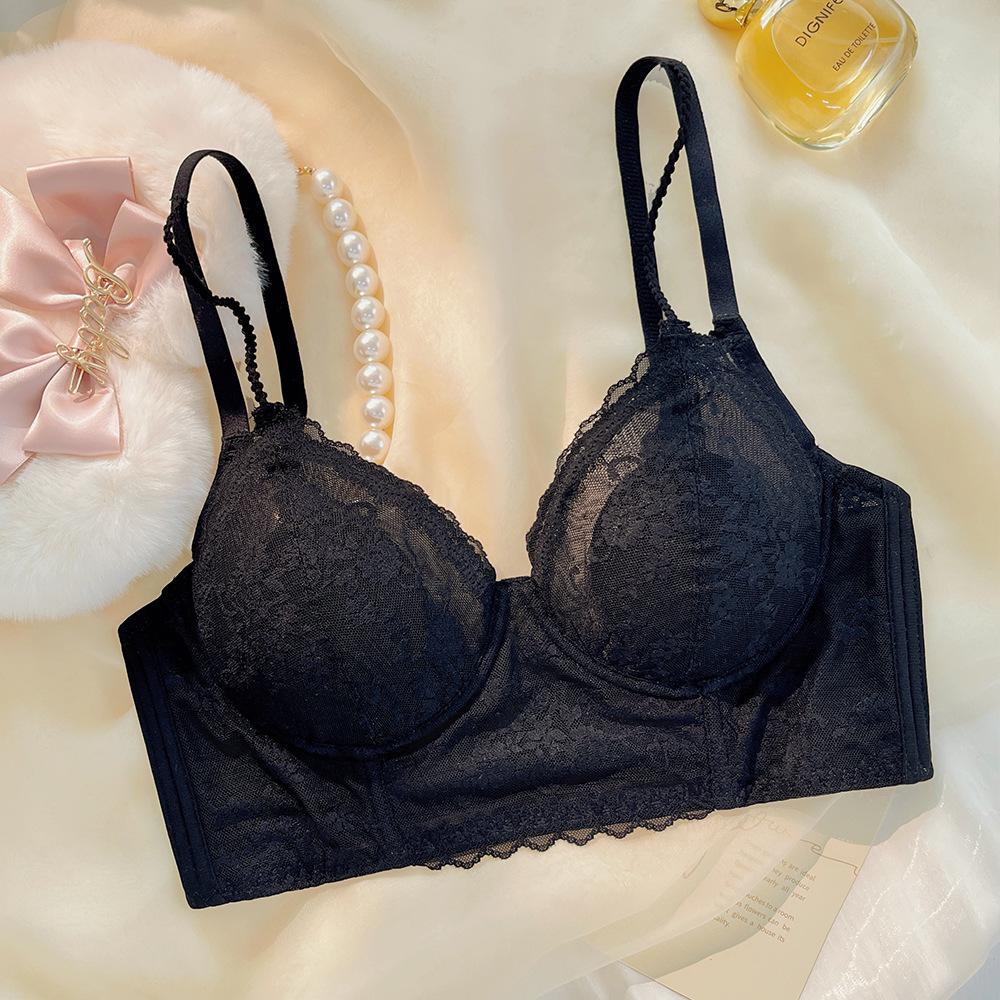 Underwear Women's Summer Thin Bra Breathable Bra Gathers Up Breasts Anti Sagging Chest