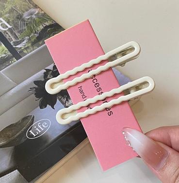 2/4/8pcs Candy Colored Seamless Hair Clip Cute Duckbill Hair Side Clips for Women Girls DIY Hair Accessories