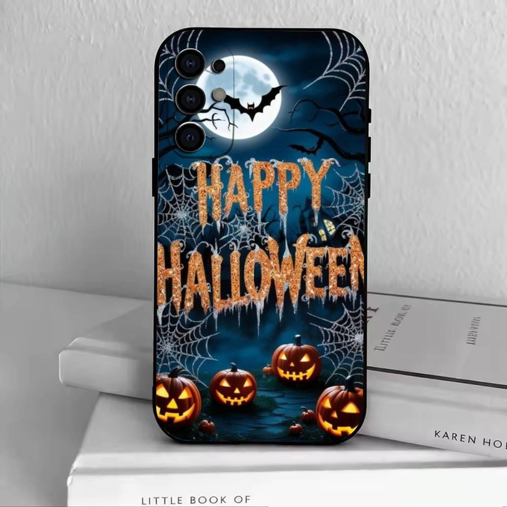 

Halloween-HH Phone Case For Samsung S25,S24,S21,S22,S23,S30,Ultra,S20,Plus,Fe,Lite,Note,10,Black Cover Samsung S26