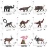 Wild Animal Model Set: Eland, Camel, Orangutan, Boar, Anteater, Flamingo, Marmoset