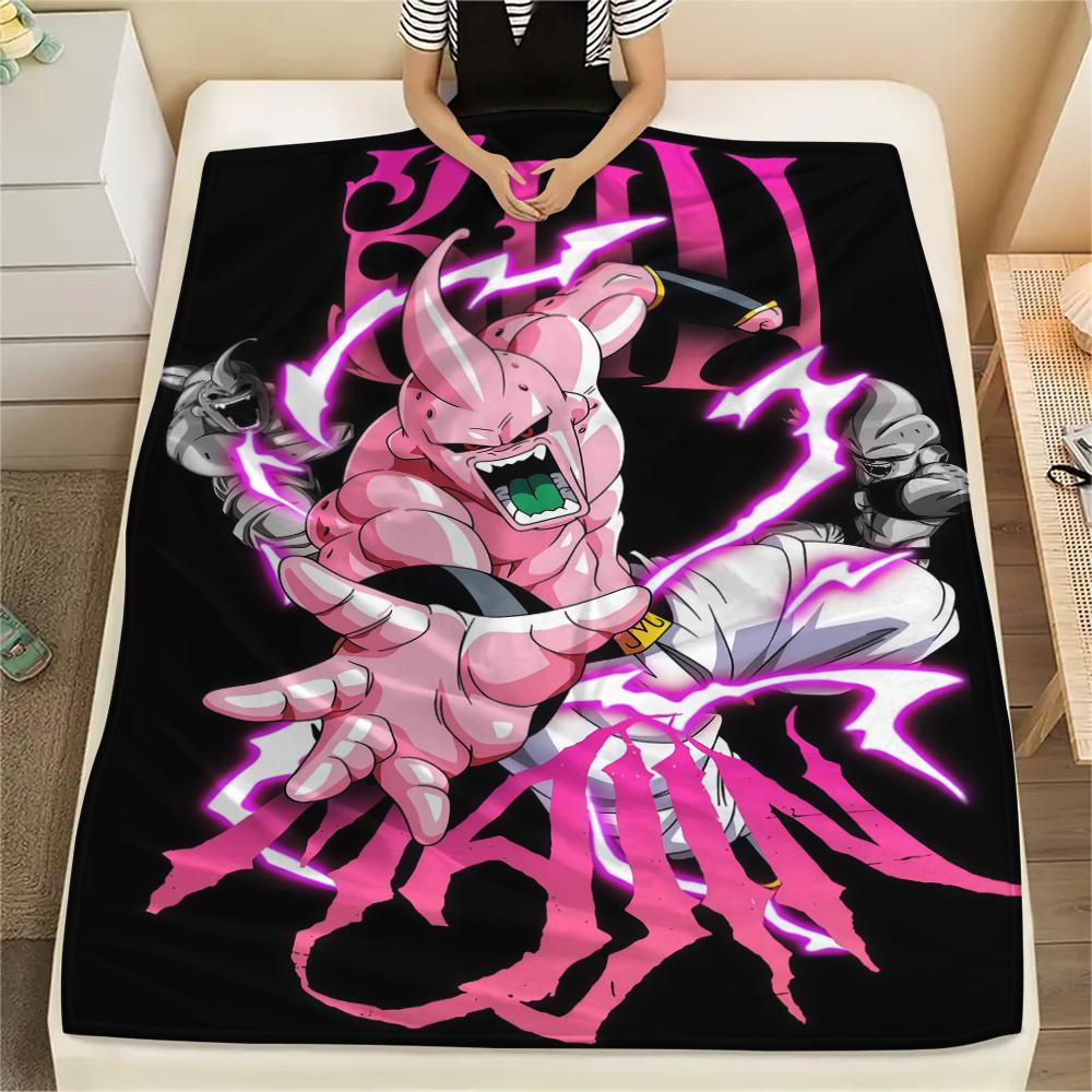 Dragon Ball Son Goku Flannel Blanket Lovely Print For Home Bed Sofa Chair Travel Picnic -HE22