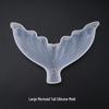 3D Fishtail Mirror Epoxy Silicone Mold for DIY Crystal Display