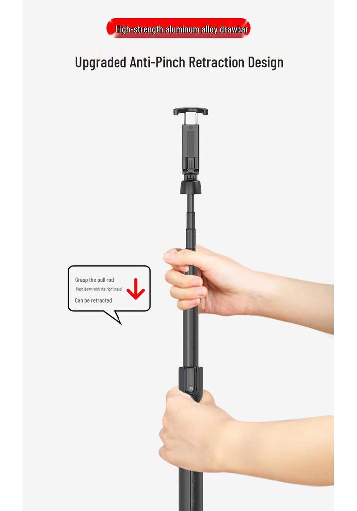 1.3m Bluetooth Selfie Stick Tripod with Remote Control for Live Broadcast and Photography.