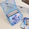 1Pc Flip-Top Storage Box, Suitable for Jewelry And Cosmetics, Modern Plastic Organizers with Dust Covers, Home Storage