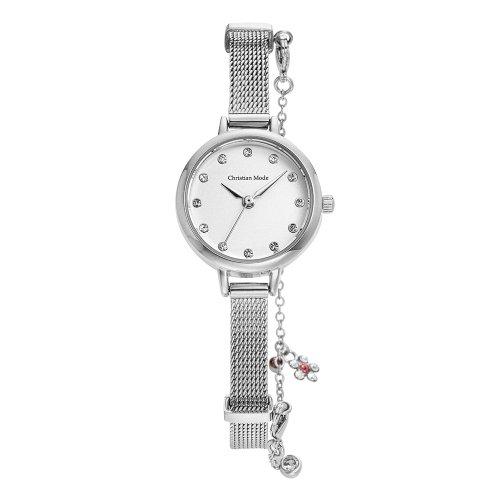 [CHRISTIAN MODE] CHRISTIAN MODE Women s Bracelet Mesh Watch CM410WT CM410WT