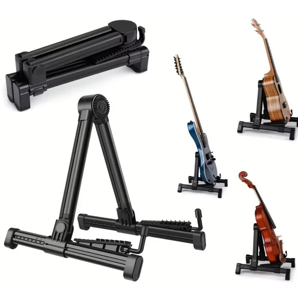 A-Frame Guitar Display Holder Adjustable Instrument Holder Electric Guitar Storage Rack Household