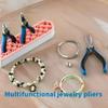 3Pcs Chain Nose Pliers Jewelry Crafting Pliers Steel Texture Hand Tool Professional Jewelry Pliers Suitable for Crafting