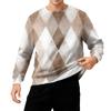 Men's Round Neck Fleece-Lined Thick Warm Sweatshirt