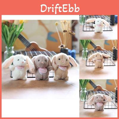 Ultra-soft Bunny Plush Keychain Cute Stuffed Animal Bag Charm Gift For Kids