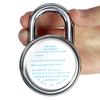 Kłódka szyfrowa obrotowa 45 mm/40 mm, z kodem cyfrowym, bezpieczna, okrągła tarcza z numerami, do bagażu, walizki, zabezpieczenia roweru, szuflady, szafki