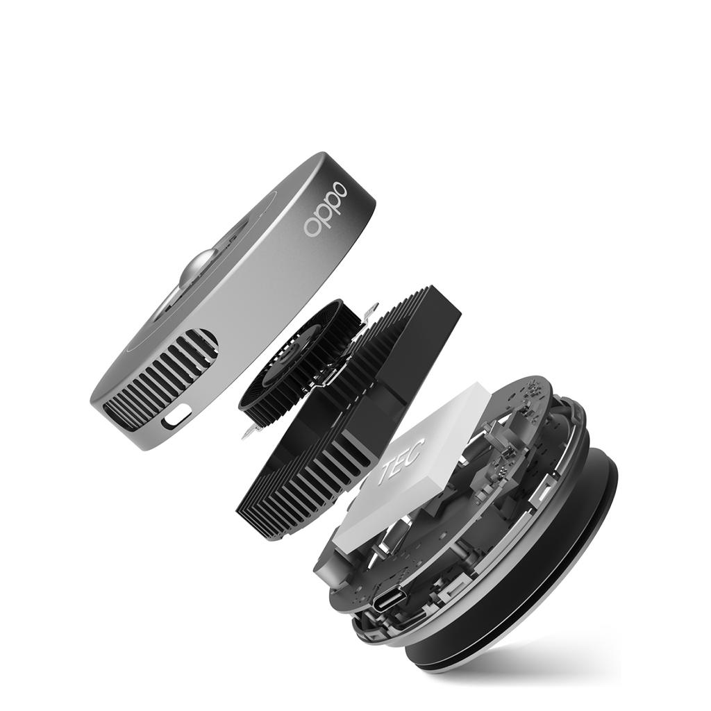 Authentic OPPO 50W Magnetic small turbine wireless charger apply For Oppo Find x8 Pro Smartphone