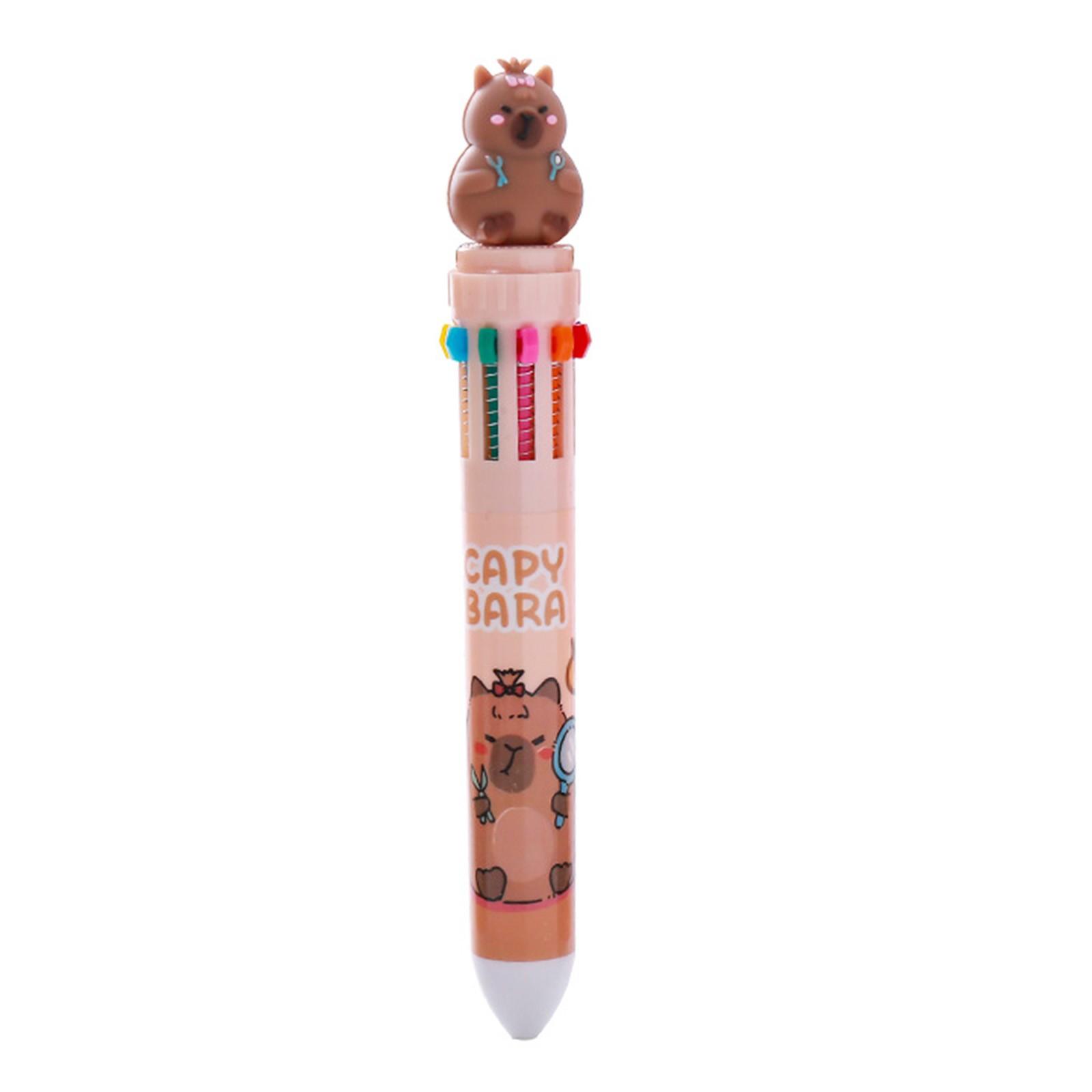 

Cute Animals -color Ballpoint Pen, Creative Stationery Student Color Notebook Pen 2ml One Size