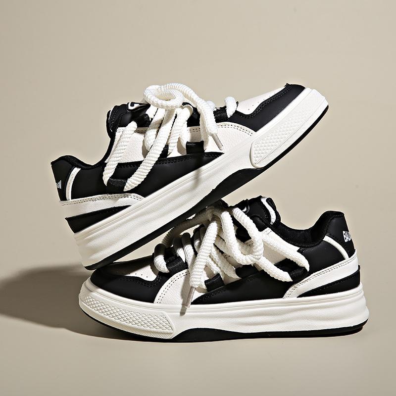 Campus style thin breathable little white shoes women's spring and summer new versatile flat-bottomed casual student leather board shoes
