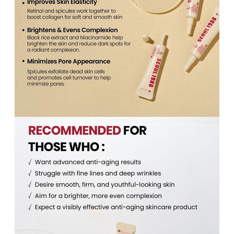 KSECRET - SEOUL 1988 Advanced Shot : Retinal Liposome 12% + Black Rice