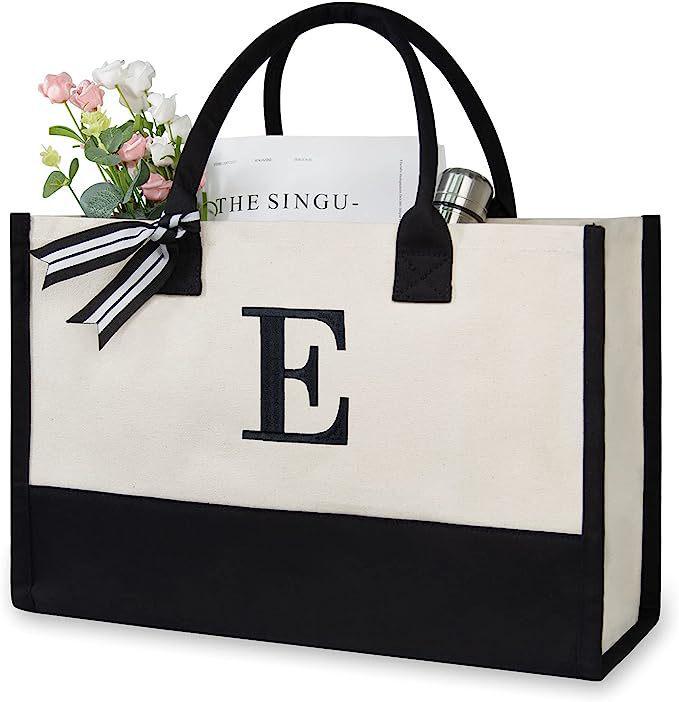 Large-Capacity Fashion Tote: Film-Coated Spliced Canvas Handbag
