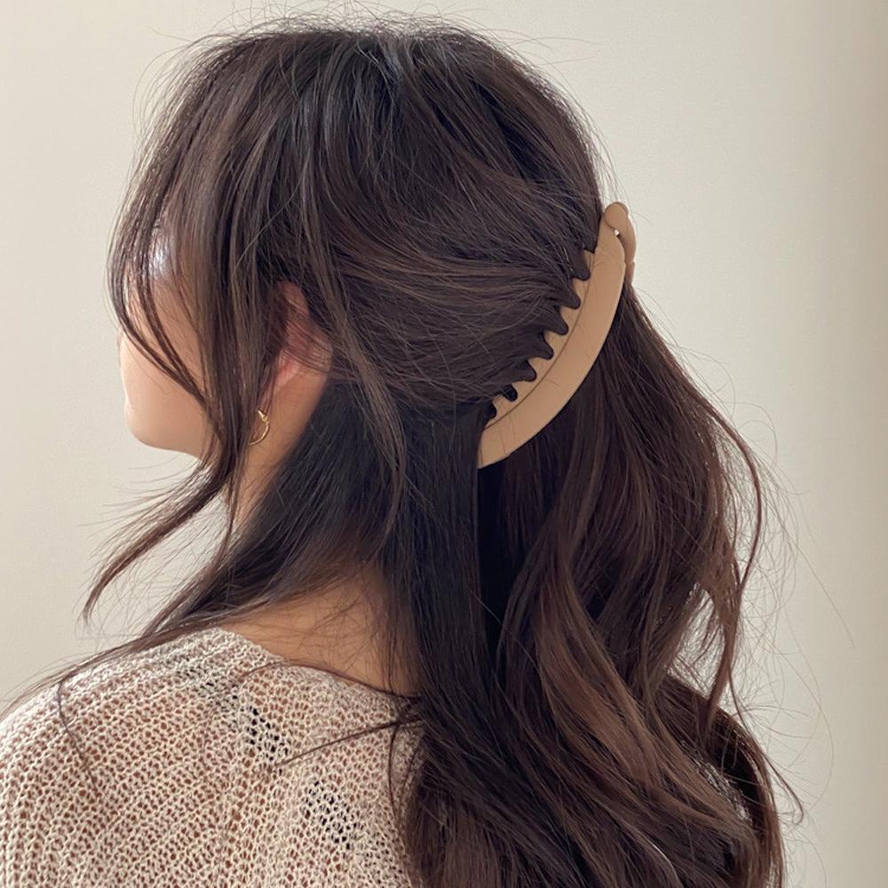 Hair Accessories Frosted Solid Color Barrettes Banana Clip Hair Claws Ponytail Holder Hair Clips