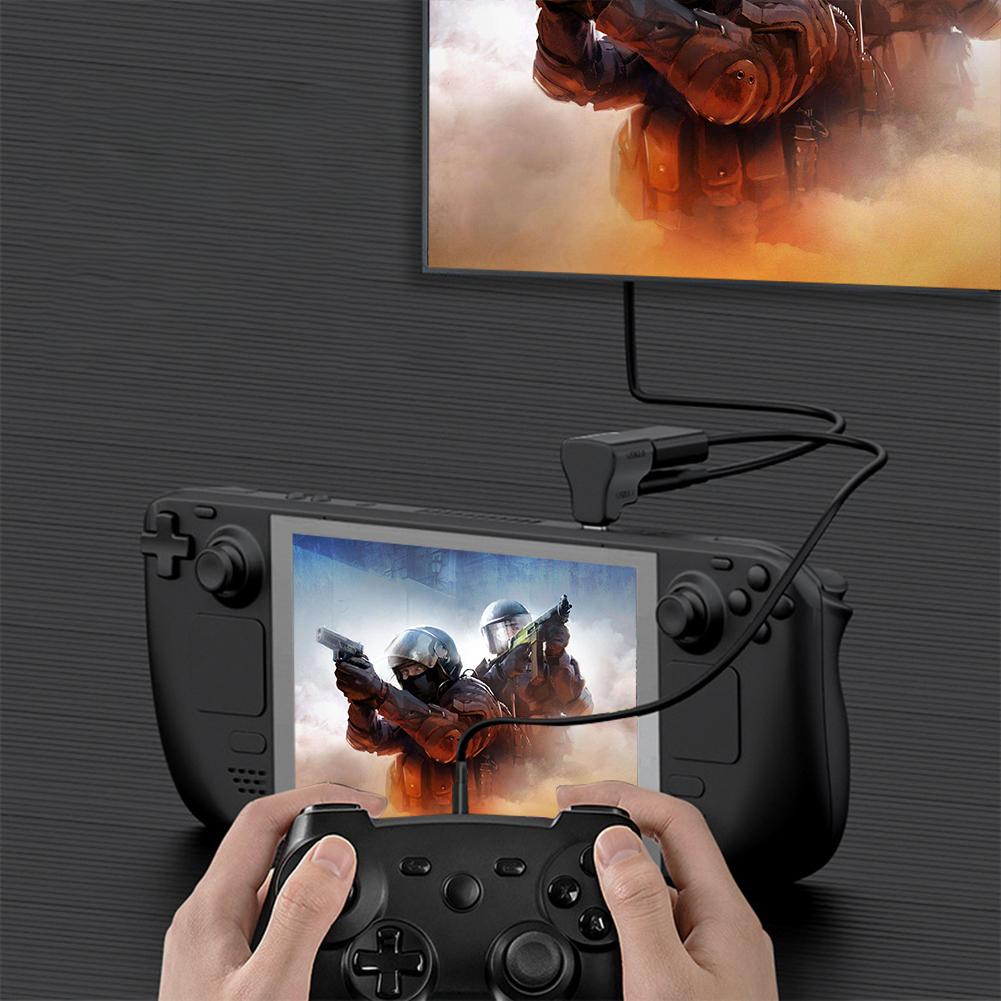 1-5Pcs 1 To 2 USB-C Male To USB-C USB-A Female Adapter 100W USB-C Adapter Converter 20Gbps 180 Degree for STEAM DECK/Switch