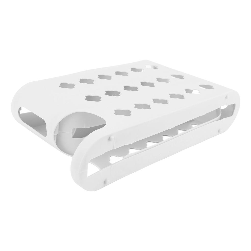 4 Tiers Egg Organizer 30 Eggs Large Capacity Space Saving Auto Rolling Fridge Egg Organizer for