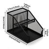 Space-saving Pen Holder Metal Stationery Organizer New Desk Organization  for Desktop Stationery