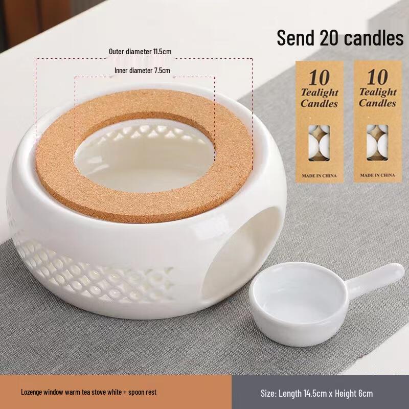 HANDUNYOU Gongfu Tea Set with Warming Stand