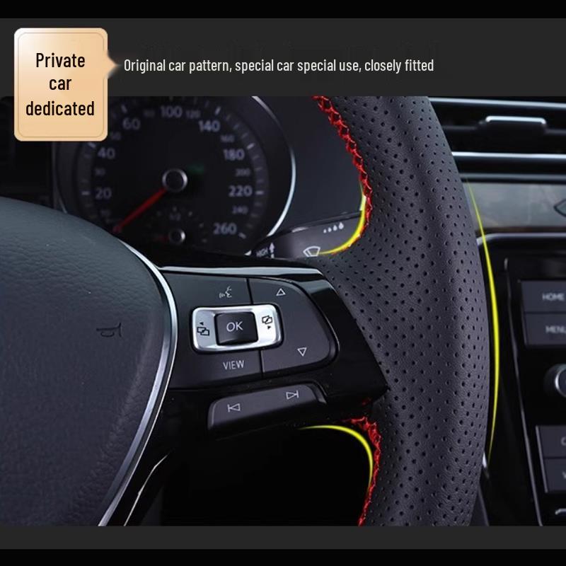 Coprivolante Cucito a Mano in Vera Pelle per Mitsubishi Pajero V93/V73 (11 Modelli) - Wrap Completo