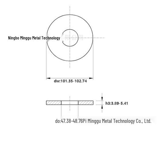 1/2 Inch 316 Stainless Steel Narrow Type Flat Washer, Large SAE/USS Flat Washer