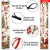 New Year Banner 2pcs Snowflake for Home Porch