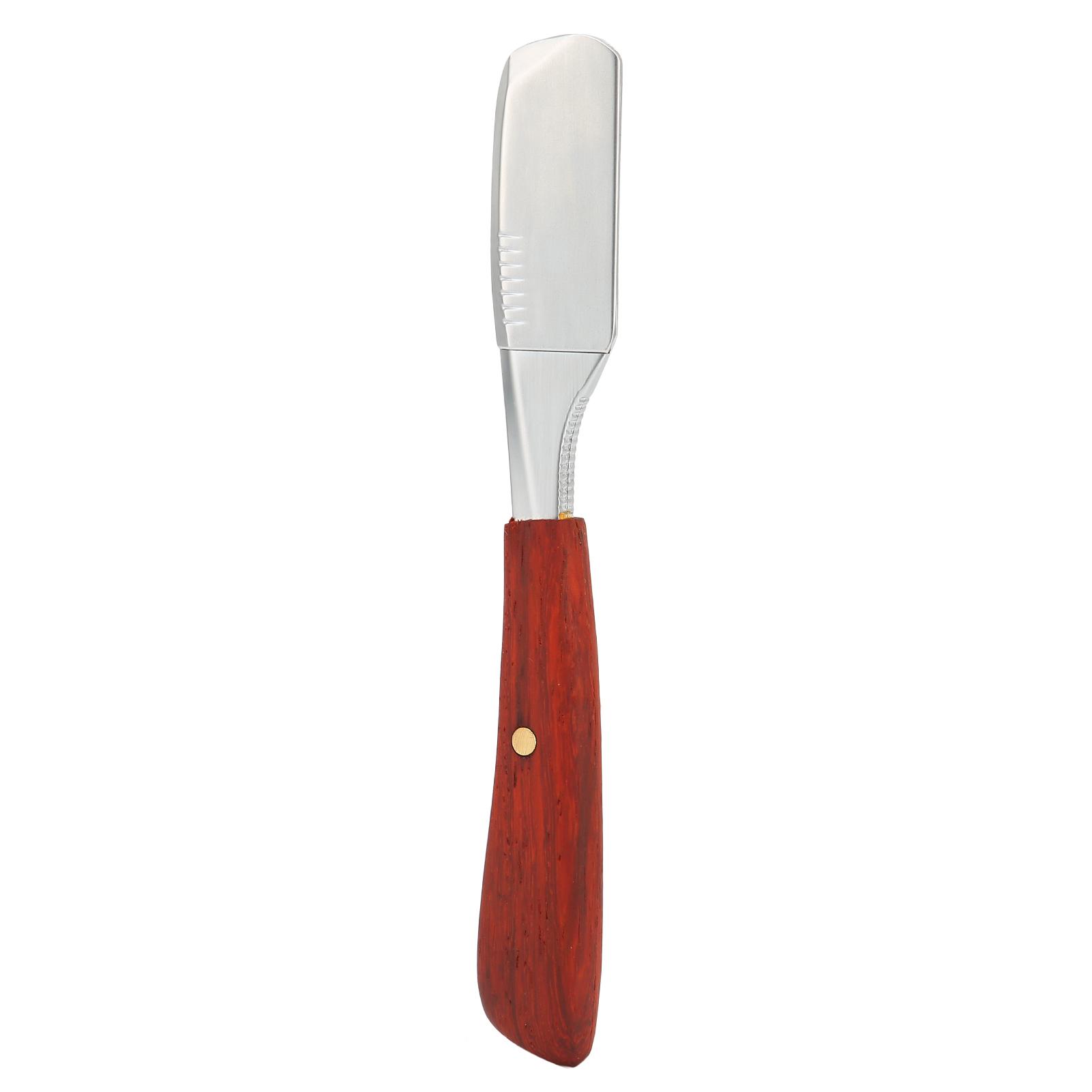 

Men Straight Shaving Blade Holder Wooden Handle Vintage Manual Blade Holder for Hair Salon
