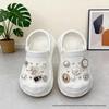 Exquisite DIY Sparkling Diamond Flower Buckles for Cross-Hole Shoes