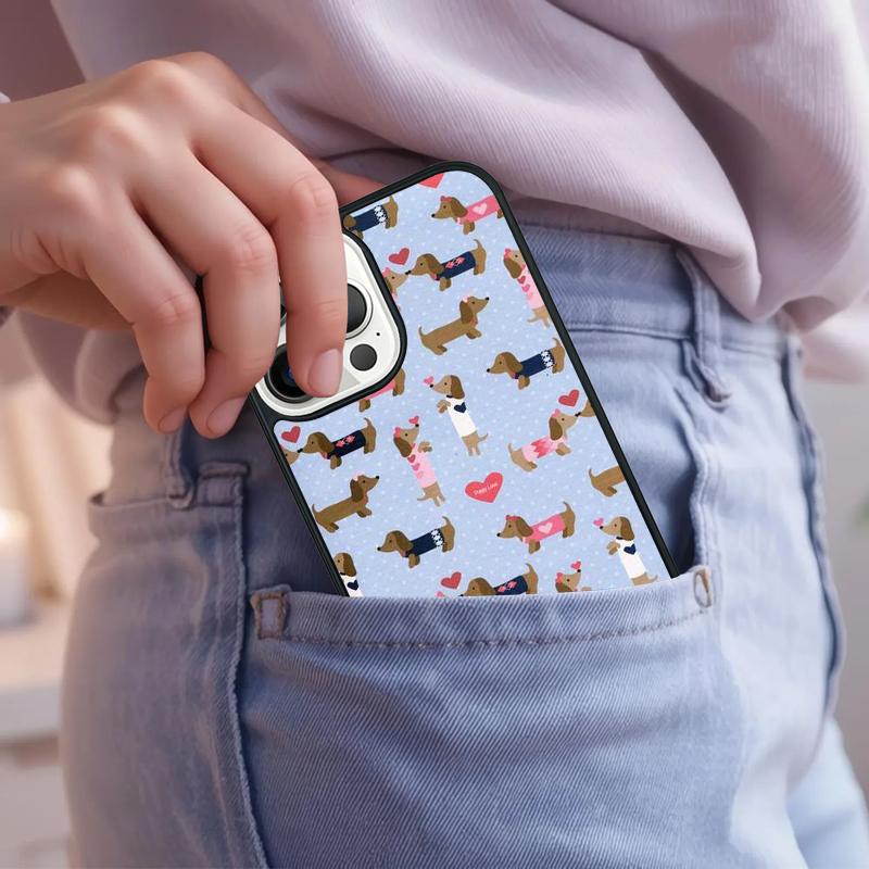 Dachshund Phone Case For iPhone 17 Air 15 16e 14 13 Pro Max Coque 12 11 Pro Max PLUS cover