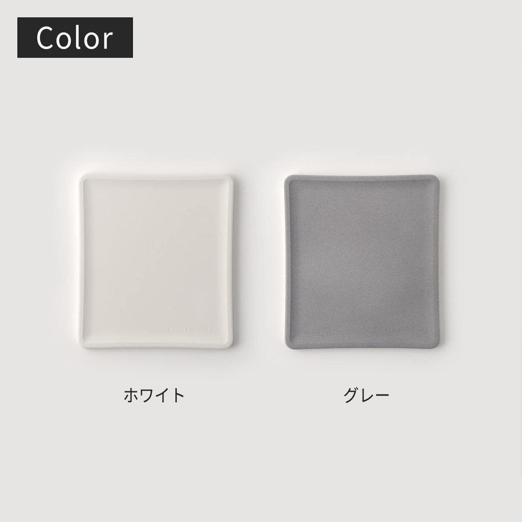 Marna Ecocarat Toast Plate (Diatomaceous Earth-Free/White) - Enjoy the texture of freshly baked bread with this toast plate (K686W)