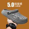 Baotou slippers summer outer wear hole shoes ins tide thick sole non-slip sports beach sandals