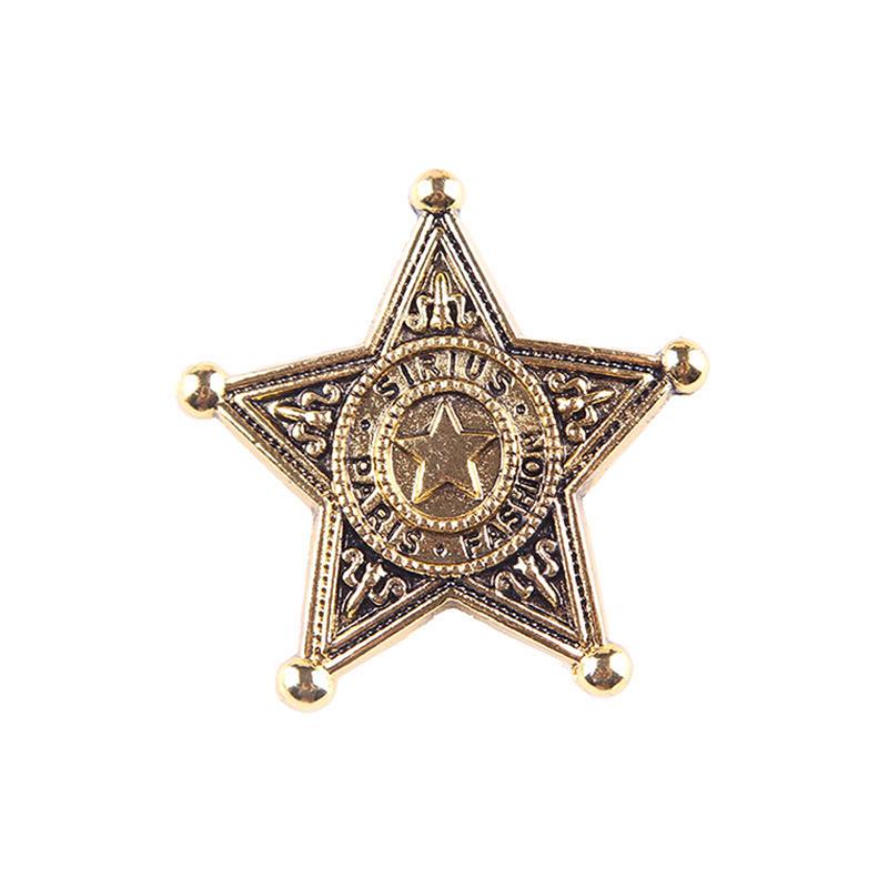 1Pc Vintage Wolf Knight Brooch Jewelry Unisex Collar Pin Buckle Collection