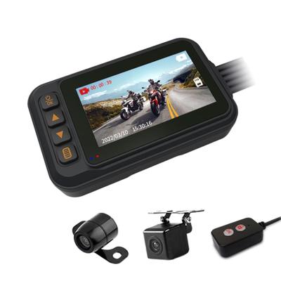 Kamera samochodowa motocyklowa OBEST, Wodoodporna, Kamera samochodowa, Rozdzielczość 1600 1200, Przód 120°, Tył 90°