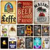 Whiskey Plaque Vintage Tin Sign Brand Home Drink Beer Wine Metal Sign Poster Wall Decor For Bar Pub Man Cave Decorative Plate