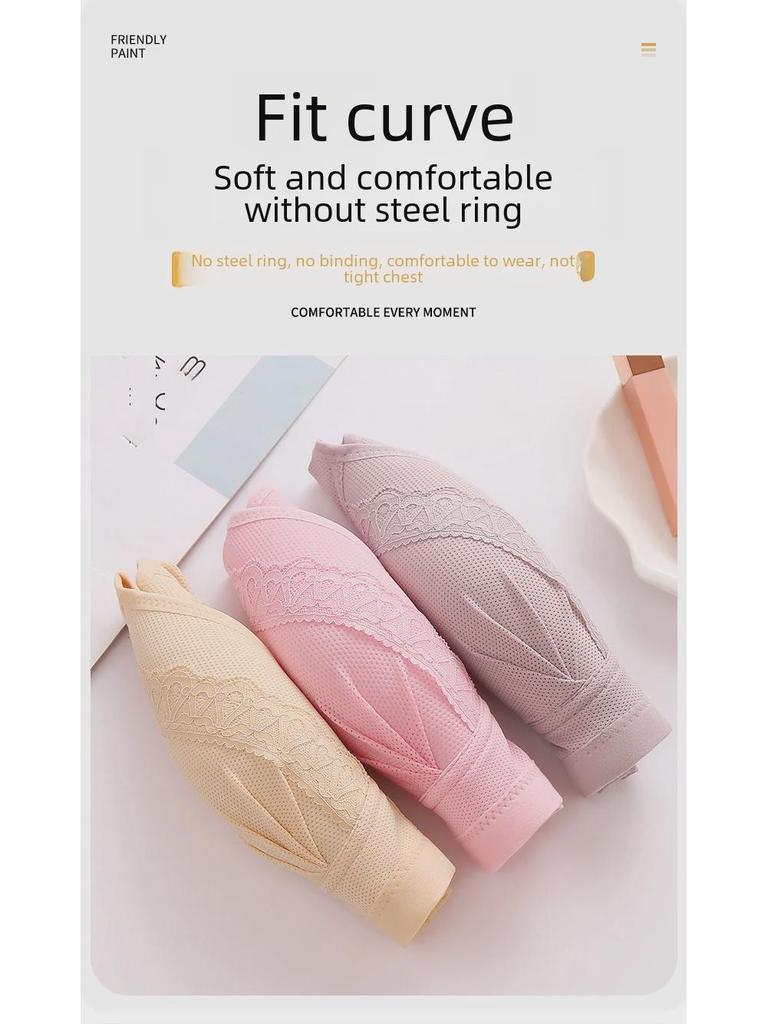 New Style Front-Buckle Vest Bra: Larger, Longer Cups & No Steel Ring for Middle-Aged & Elderly