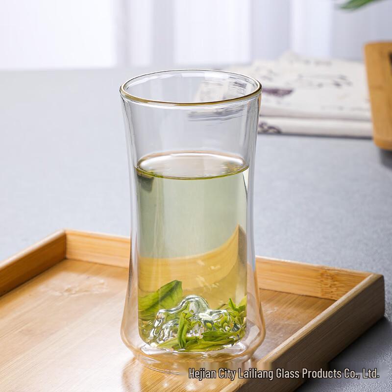 Shangqi Heat-Resistant Double-Layer Glass Tea Cup