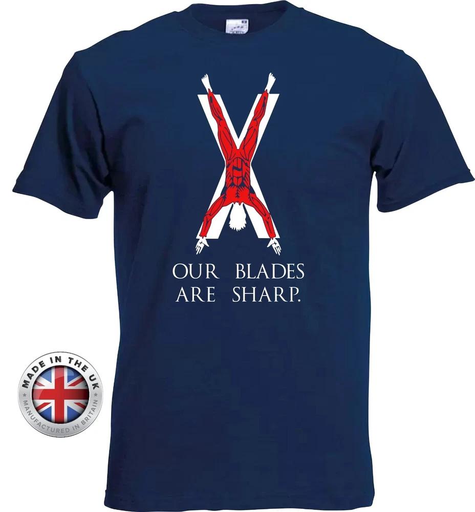 Game Of Thrones Tshirt Bolton Tshirt Black Navy Flayed Unisex Our Blades Are Sharp S